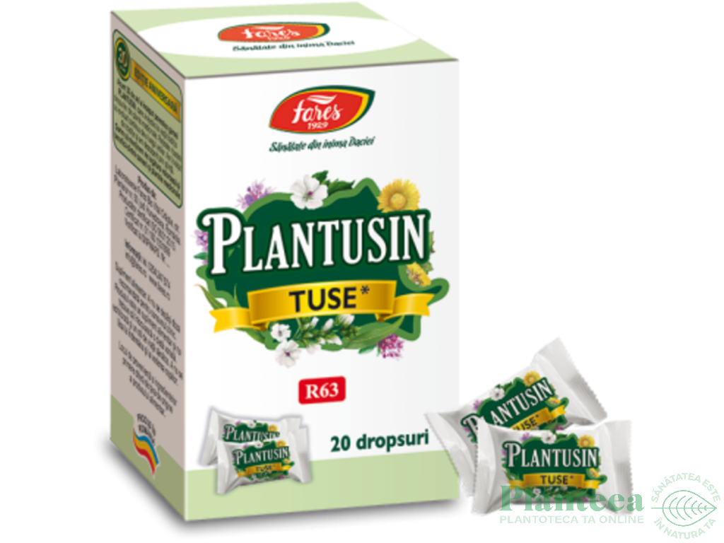 Plantusin dropsuri Tuse 20cp - FARES