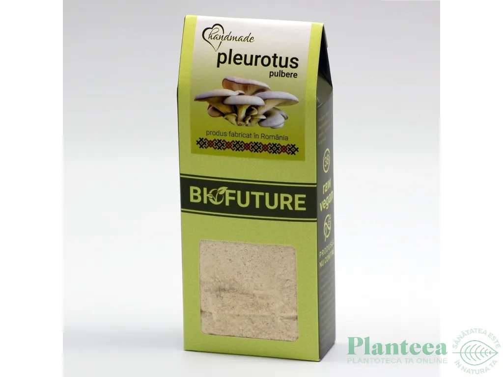 Ciuperci pleurotus uscate macinate 120g - BIOFUTURE