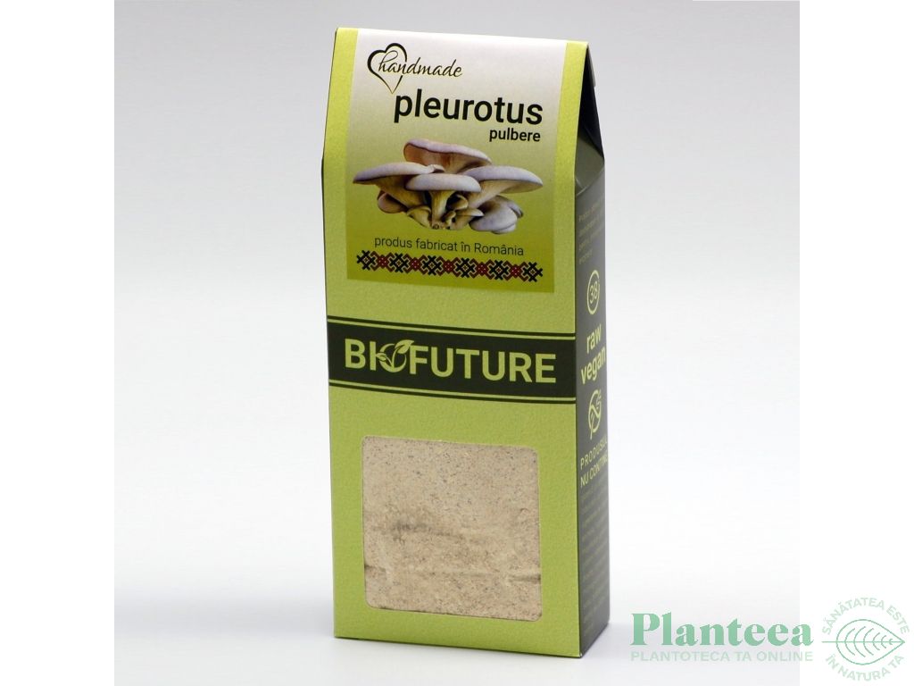 Ciuperci pleurotus uscate macinate 120g - BIOFUTURE