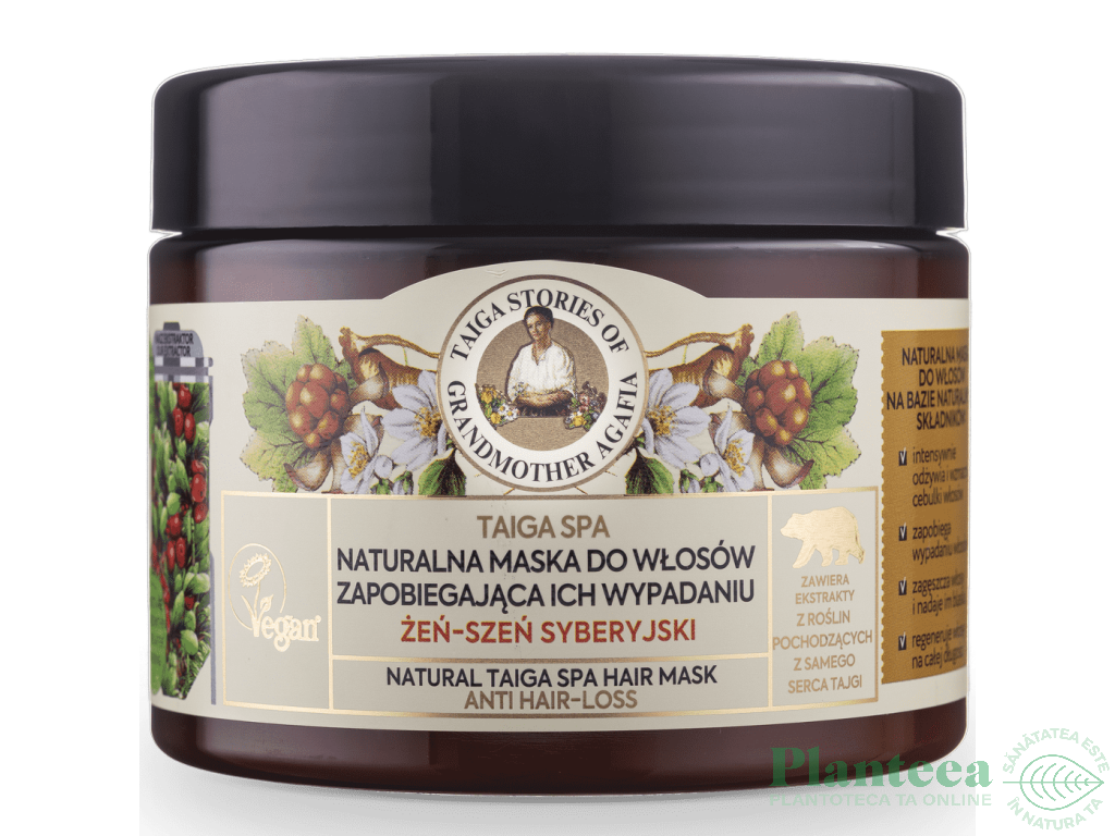 Masca par contra caderii ginseng siberian Taiga Spa 300ml - TAIGA STORIES AGAFIA