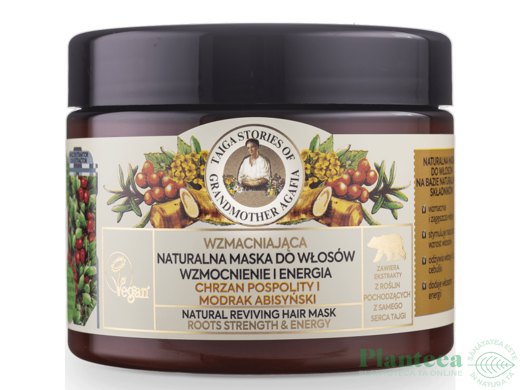 Masca par intaritoare energizanta hrean afin abisinian 300ml - TAIGA STORIES AGAFIA