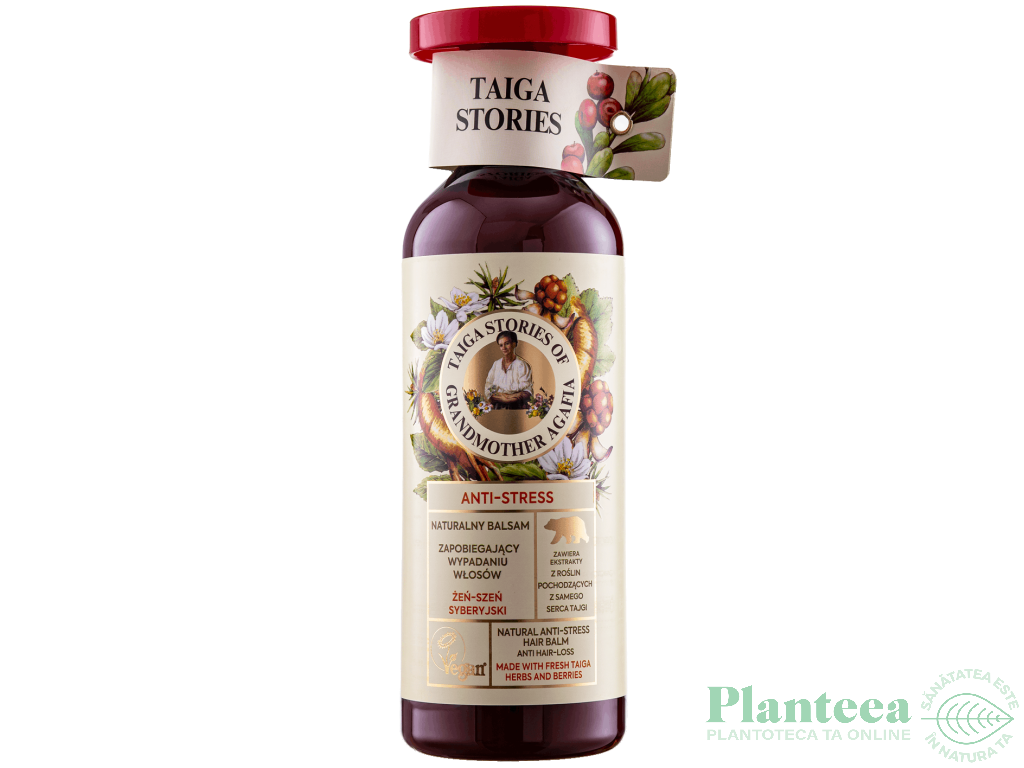 Balsam par antistres contra caderii ginseng siberian 500ml - TAIGA STORIES AGAFIA