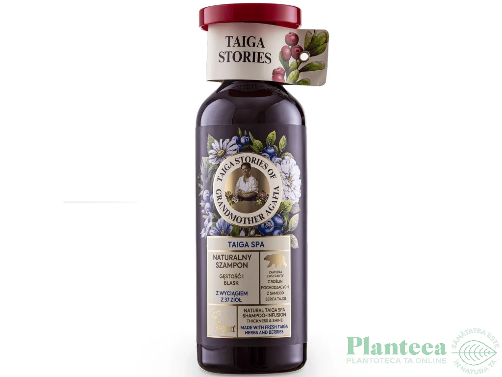 Sampon stralucire volum infuzie 37plante Taiga Spa 500ml - TAIGA STORIES AGAFIA