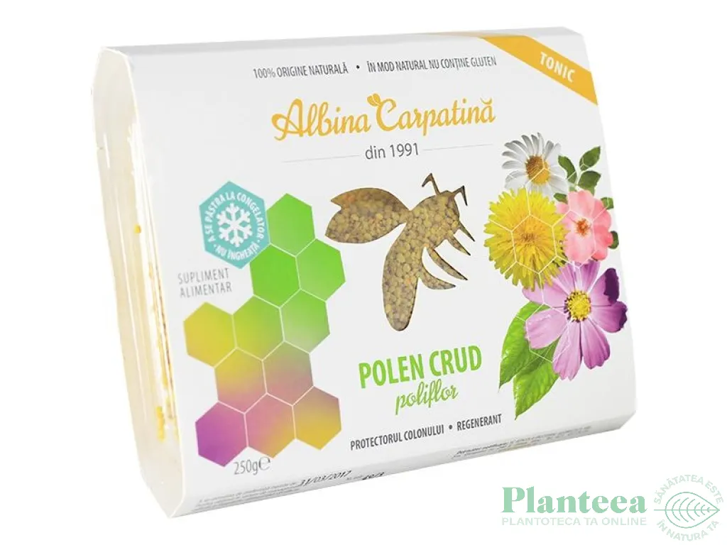 Polen crud poliflor borcan 250g - ALBINA CARPATINA