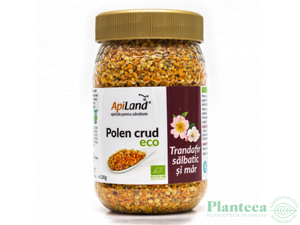 Polen crud trandafir salbatic mar eco 230g - APILAND