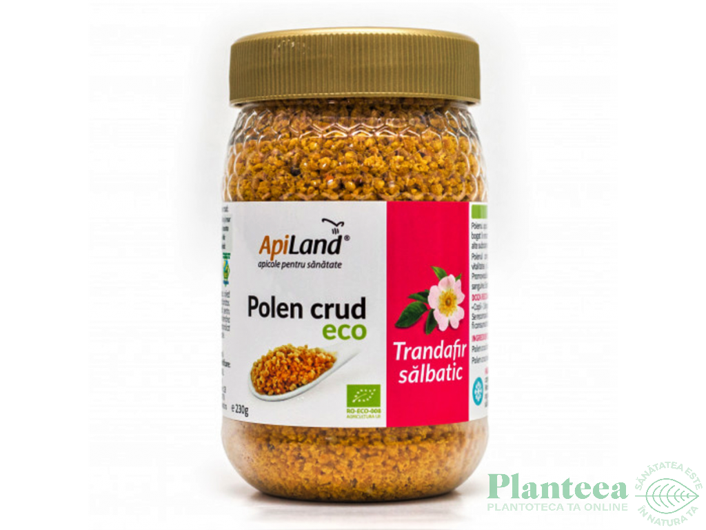 Polen crud trandafir salbatic eco 230g - APILAND