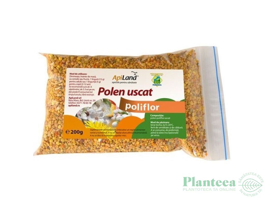 Polen uscat granule eco 200g - APILAND