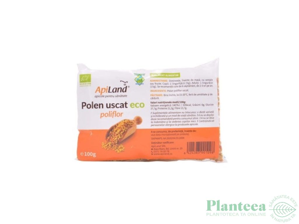 Polen uscat granule eco 130g - APILAND