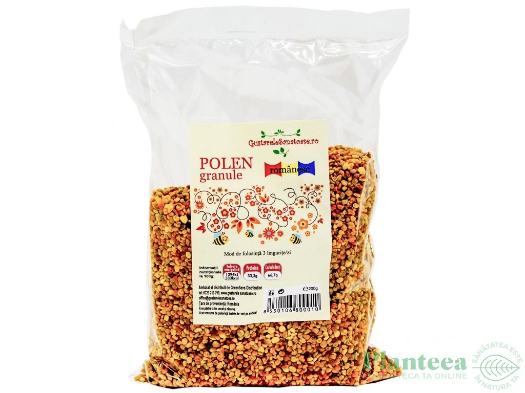 Polen uscat granule 200g - GREEN SENSE