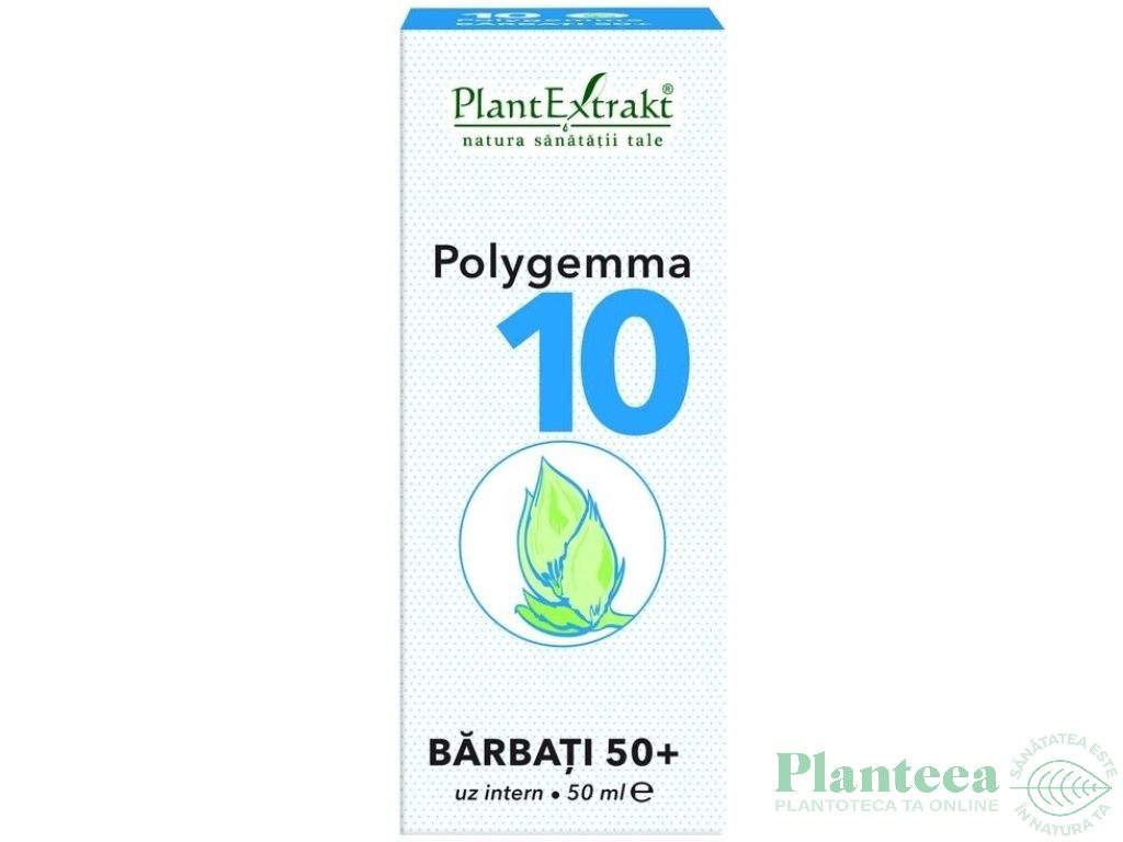 Polygemma 10 barbati 50+ 50ml - PLANTEXTRAKT