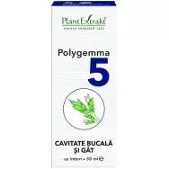 Polygemma 5 cavitate bucala si gat 50ml - PLANTEXTRAKT