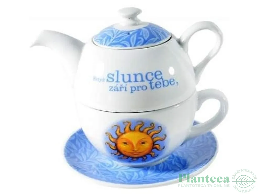 Set pt ceai [cana 250ml+ceainic 500ml] 2b - SONNENTOR