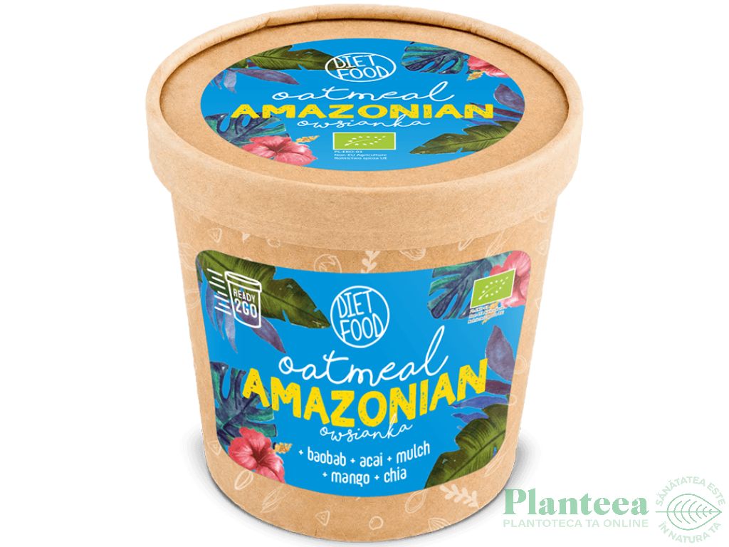 Porridge instant ovaz fructe amazoniene bio 70g - DIET FOOD