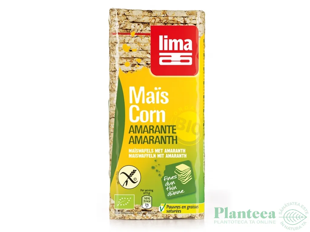 Rondele expandate porumb amarant eco 130g - LIMA