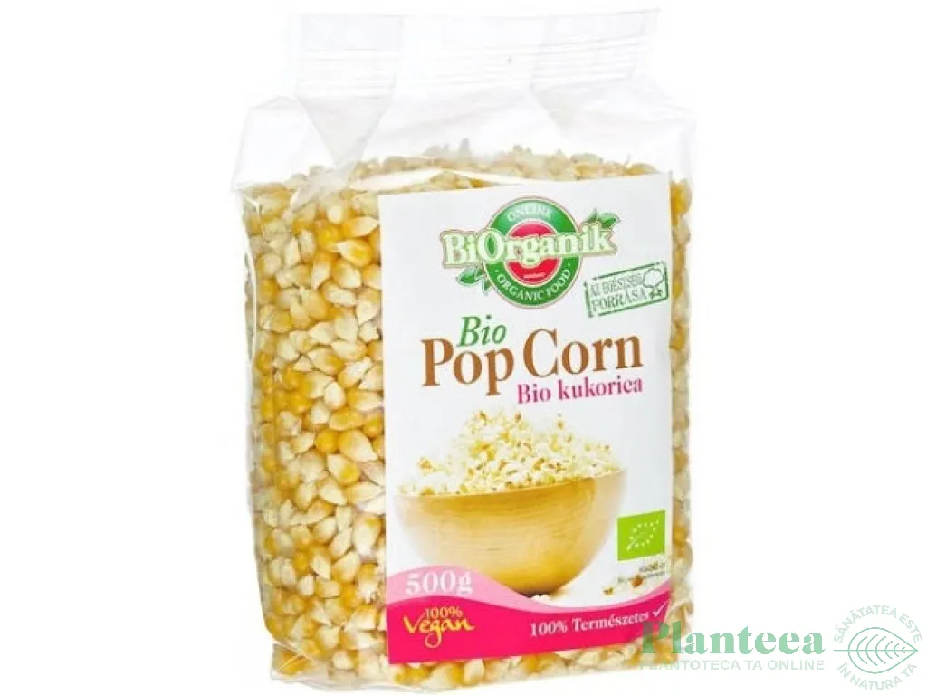 Porumb boabe pt popcorn eco 500g - BIORGANIK