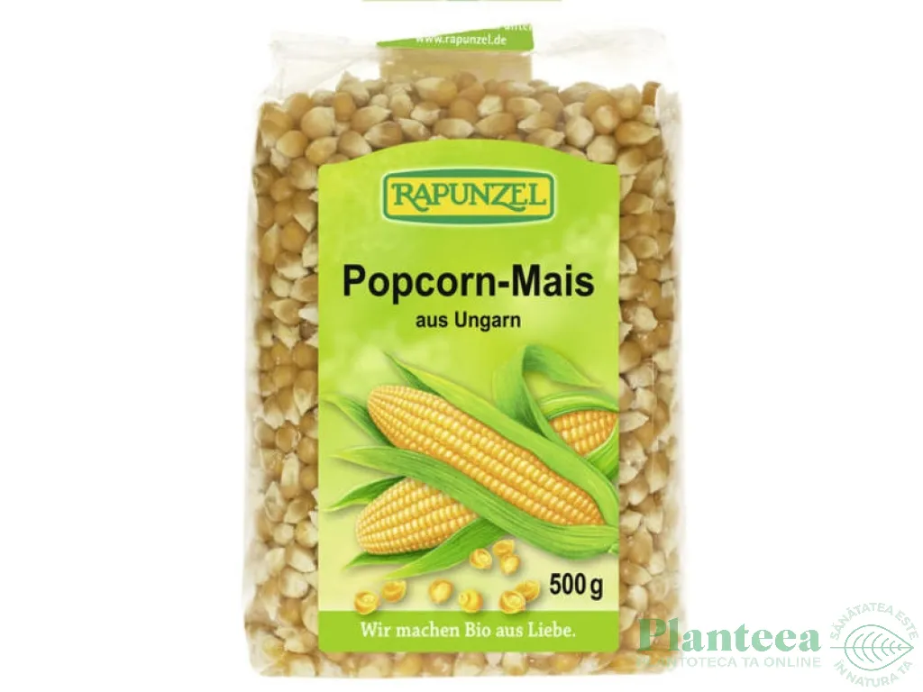 Porumb boabe pt popcorn eco 500g - RAPUNZEL