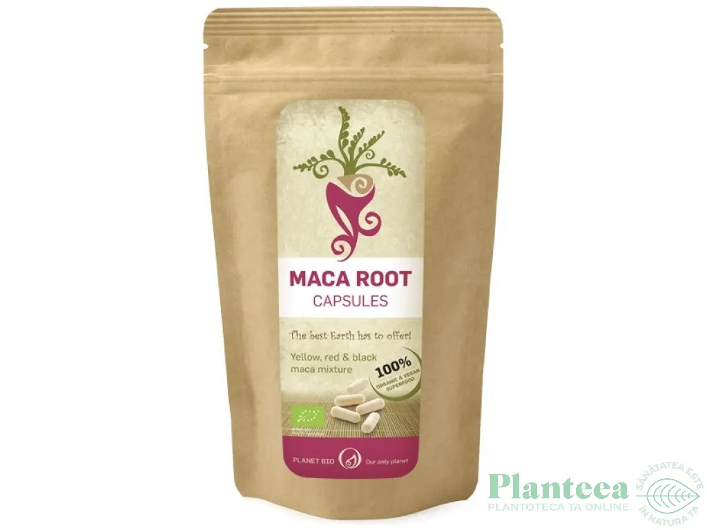 Maca eco 500mg 200cps - PLANET BIO