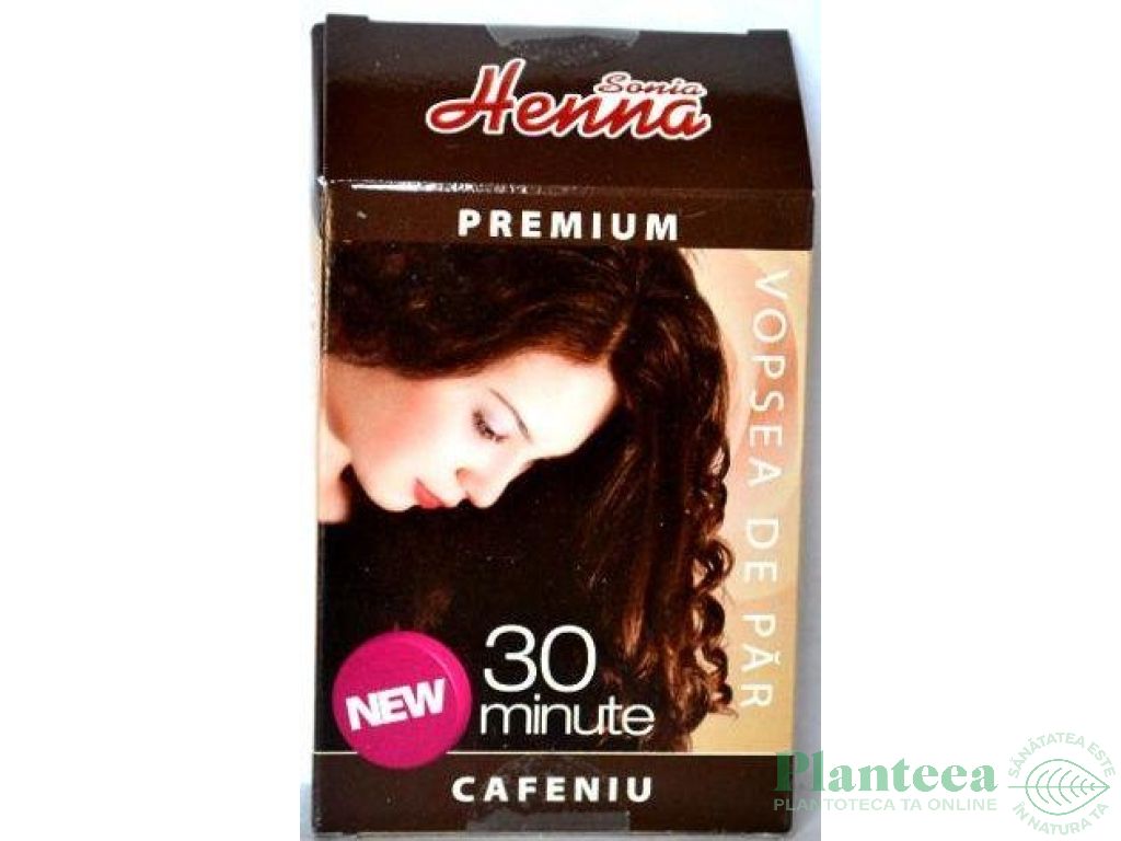 Henna cafeniu Sonia Premium 60g - KIAN COSMETICS