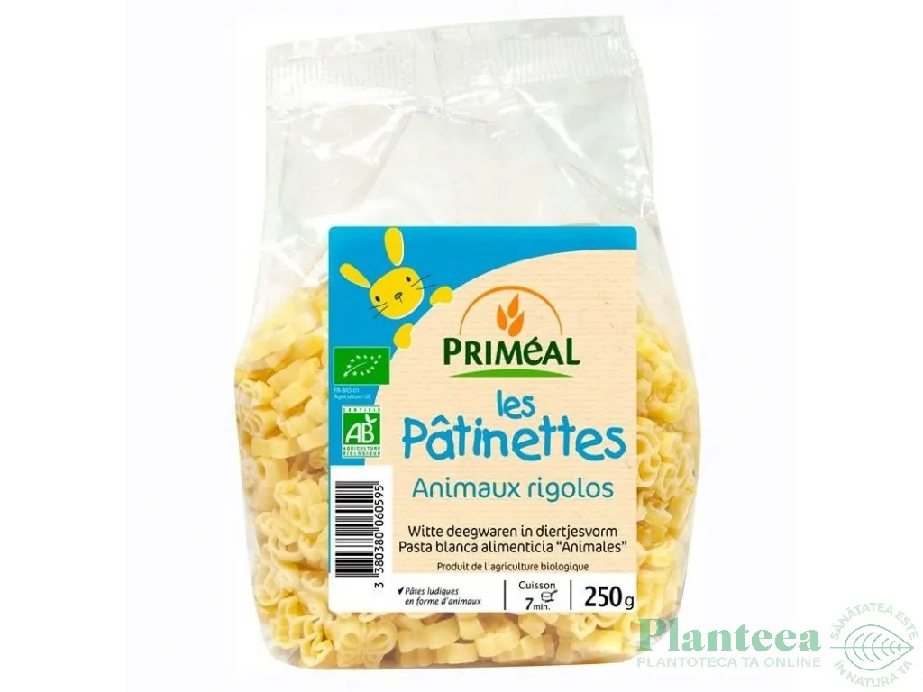 Paste animalute grau Les patinettes eco 250g - PRIMEAL