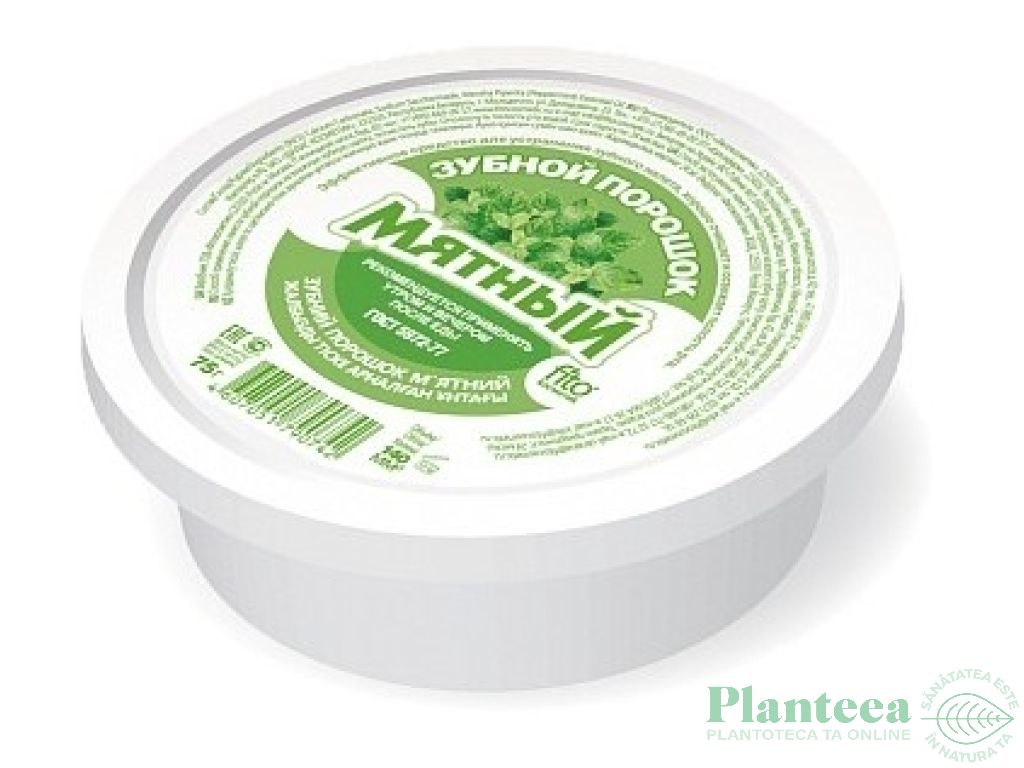 Praf dinti racoritor ulei menta 75g - FITOKOSMETIK