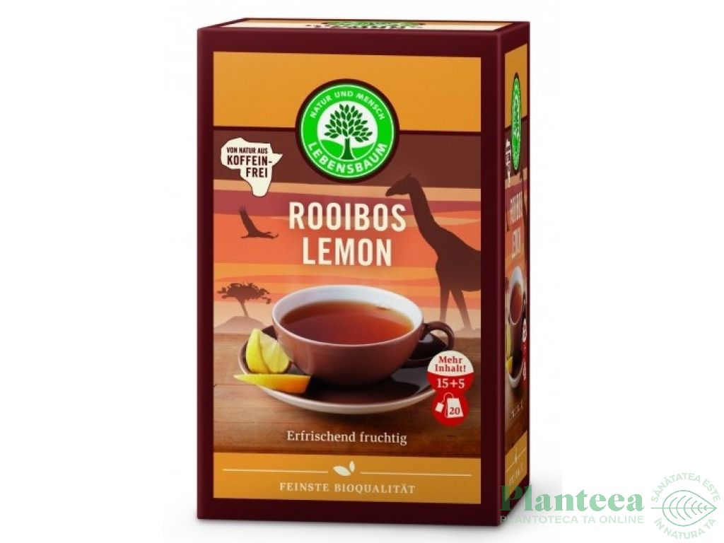 Ceai rooibos lamaie eco 20dz - LEBENSBAUM