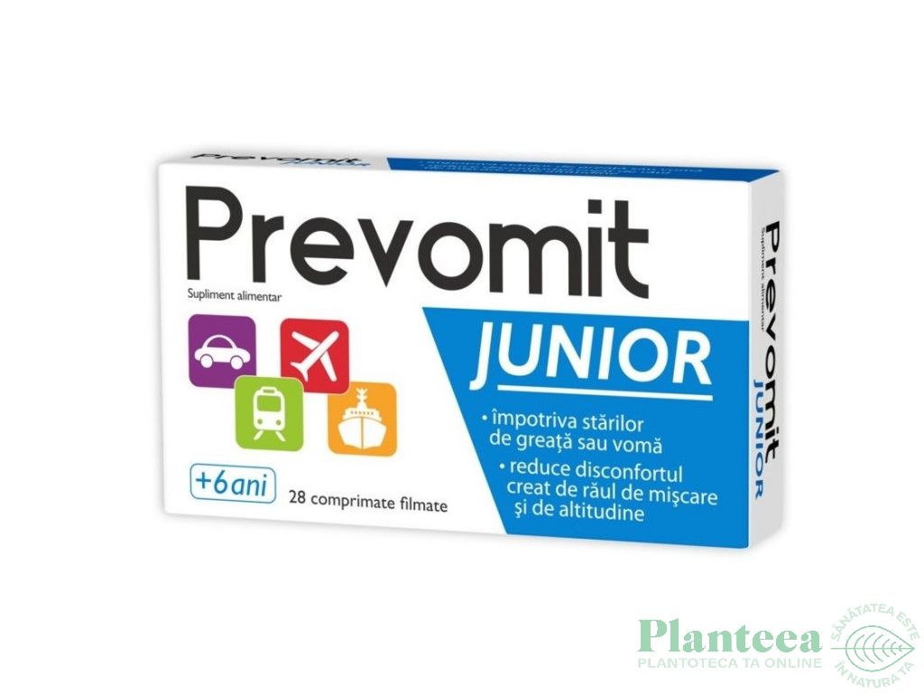 Prevomit junior 28cp - NATUR PRODUKT