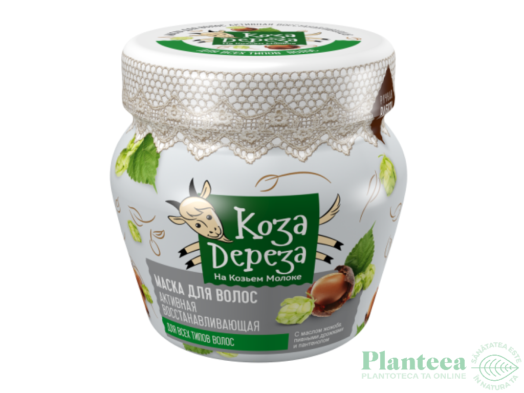 Masca par regeneranta toate tipurile lapte capra 175ml - KOZA DEREZA