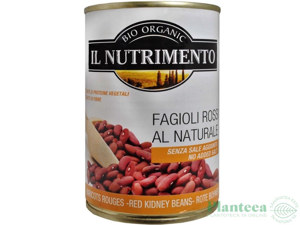 Conserva fasole rosie kidney eco 400g - IL NUTRIMENTO