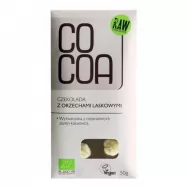 Ciocolata neagra 52% alune padure raw eco 50g - COCOA
