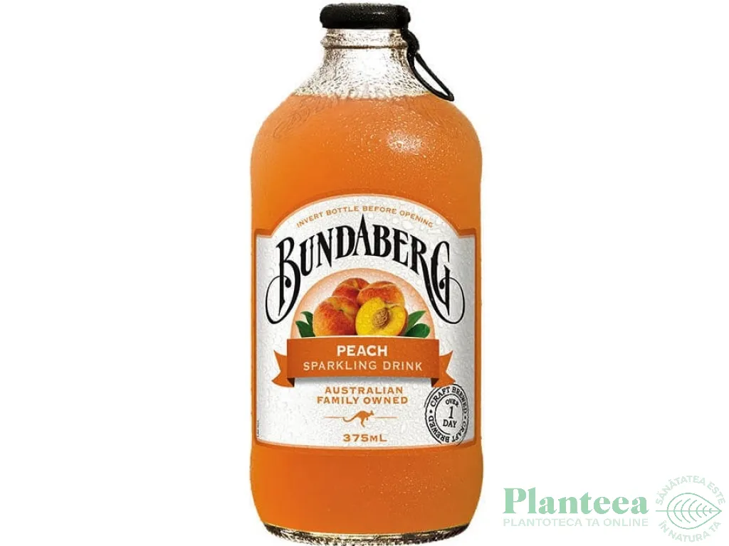Bautura spumant piersici fara alcool 375ml - BUNDABERG