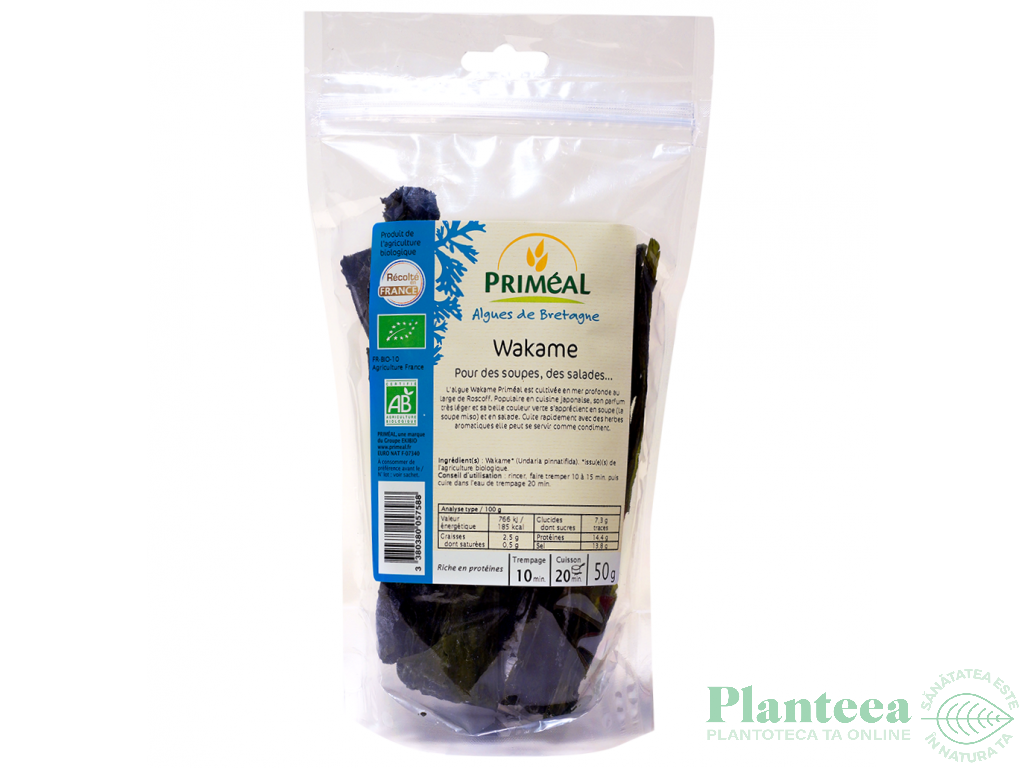 Alge wakame uscate 50g - PRIMEAL