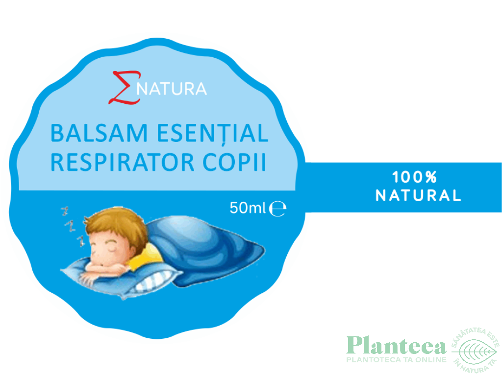 Balsam esential respirator copii 50ml - ENATURA