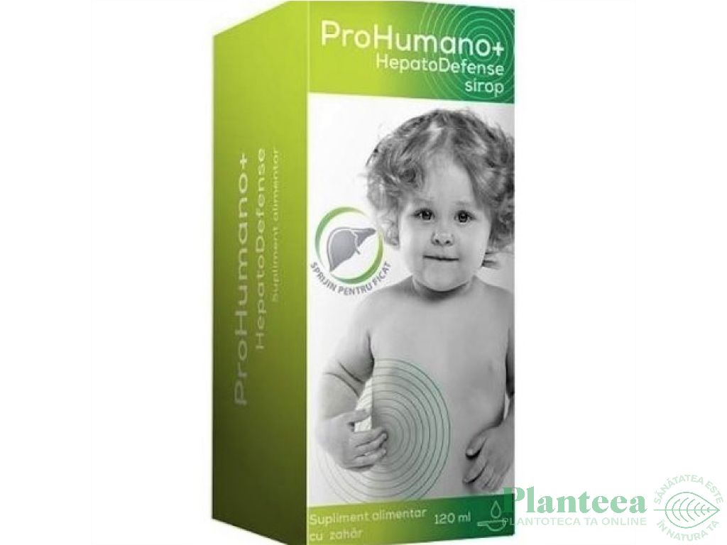 Sirop copii HepatoDefense ProHumano+ 120ml - PHARMA LINEA