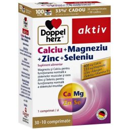 Calciu Mg Zn Se 30+10cp - DOPPEL HERZ