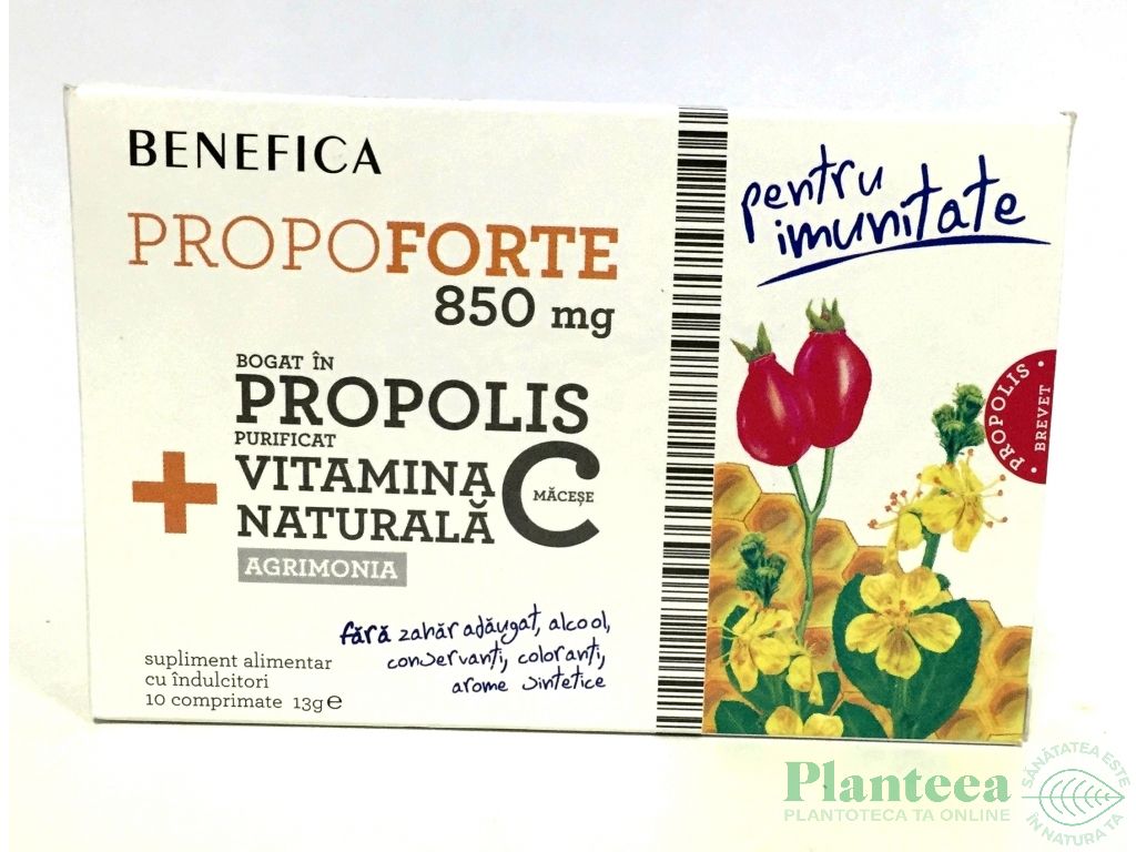 Propolis C 850mg Propoforte 10cp - BENEFICA