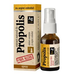 Tinctura propolis argint coloidal uleiuri esentiale fara alcool spray 20ml - DACIA PLANT