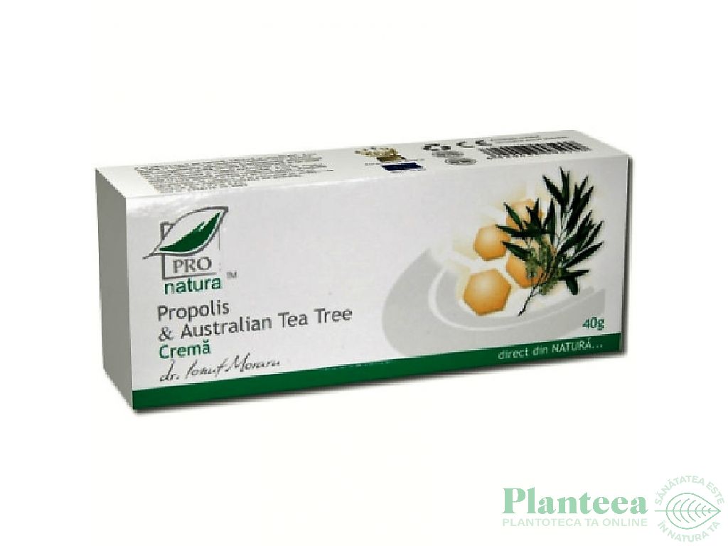 Crema propolis ulei arbore ceai 40g - MEDICA