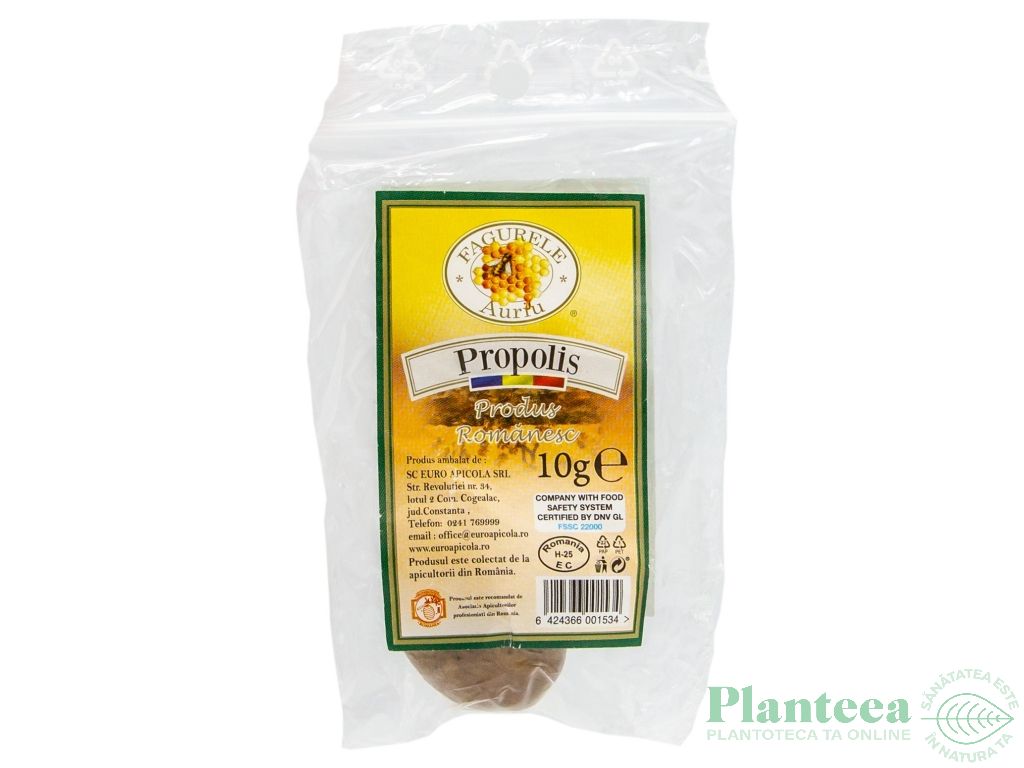 Propolis brut eco 10g - FAGURELE AURIU