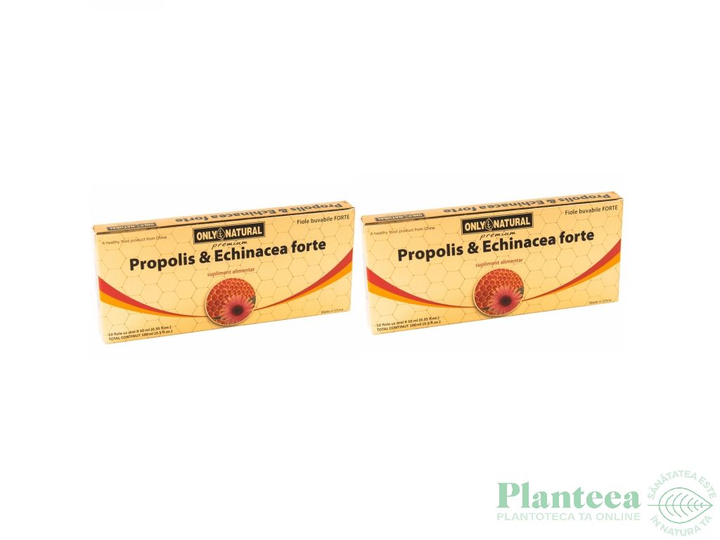 Pachet Propolis echinaceea 1000mg 2x10fl - ONLY NATURAL