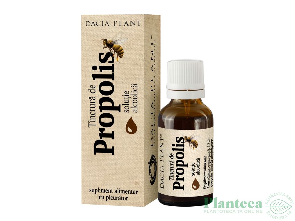 Tinctura propolis 25% picurator 20ml - DACIA PLANT