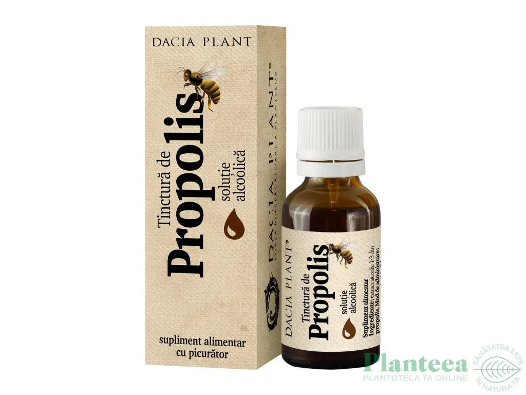 Tinctura propolis 25% picurator 20ml - DACIA PLANT