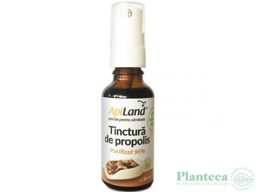 Tinctura propolis purificat 95% spray 30ml - APILAND