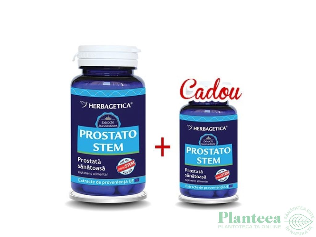 Pachet Prostato+ stem 60+10cps - HERBAGETICA