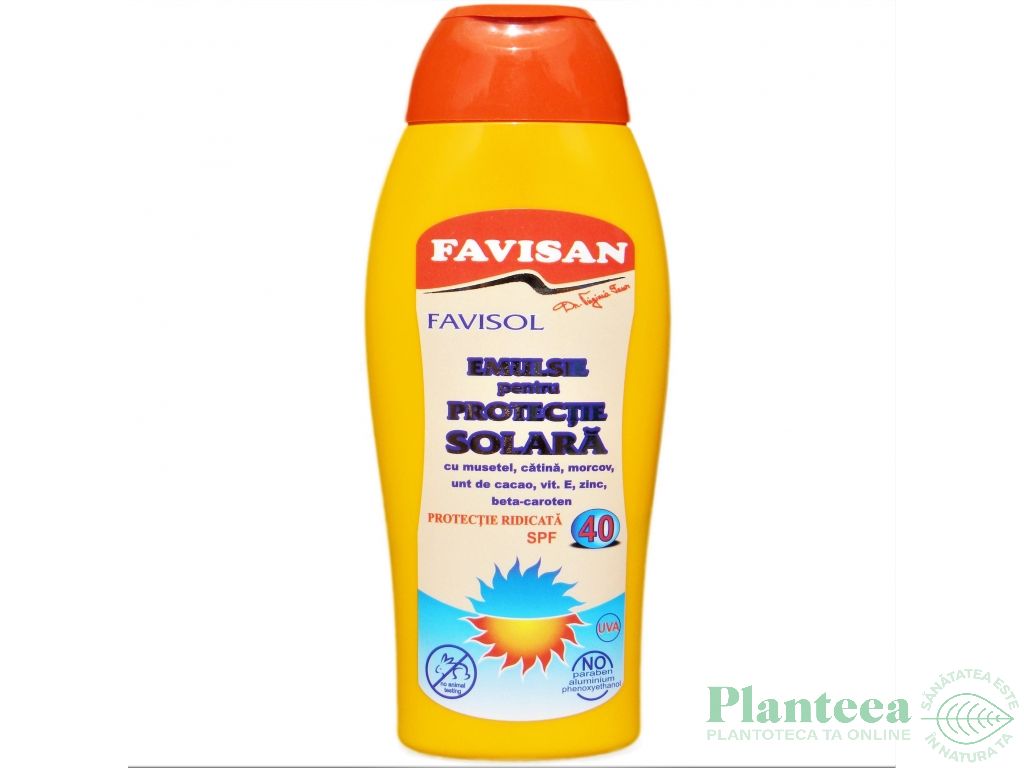 Emulsie protectie solara spf40 FaviSol 250ml - FAVISAN