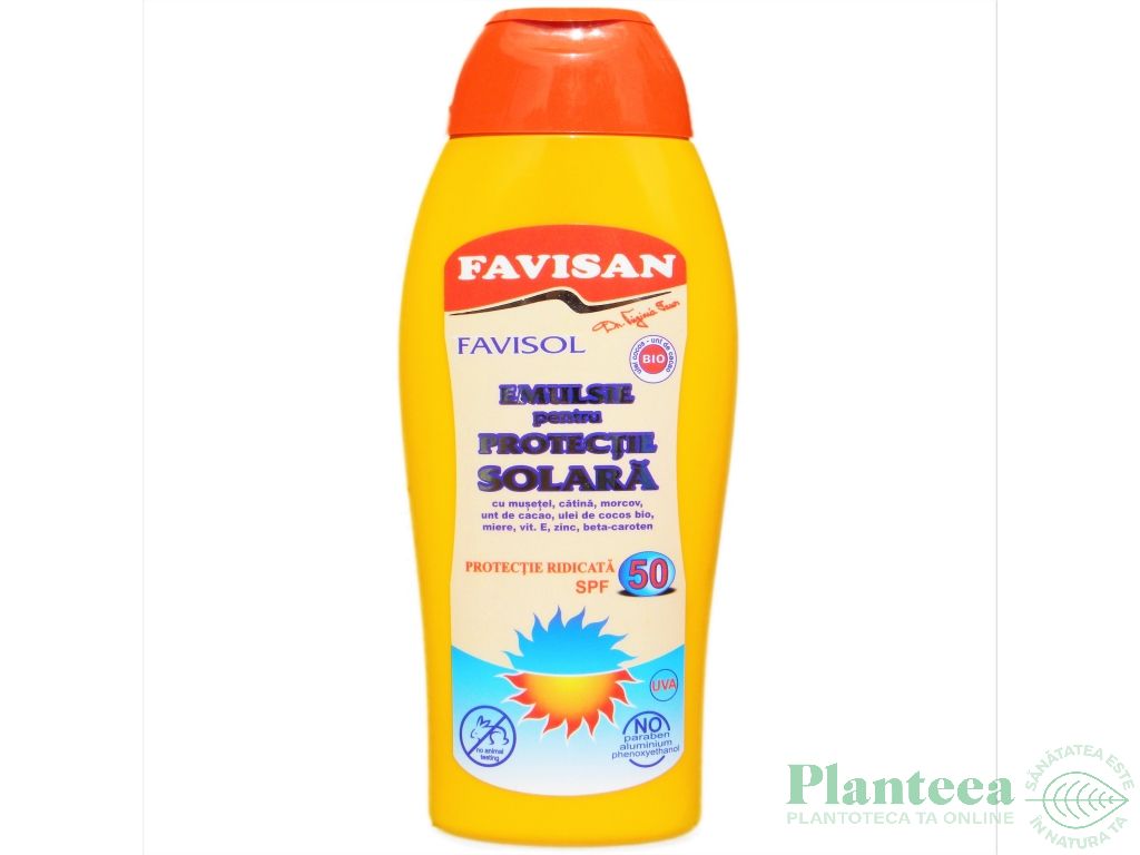 Emulsie protectie solara spf50 FaviSol 250ml - FAVISAN