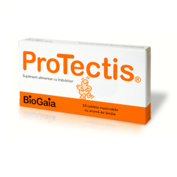 Probiotice masticabile aroma lamaie Protectis 10cp - BIOGAIA
