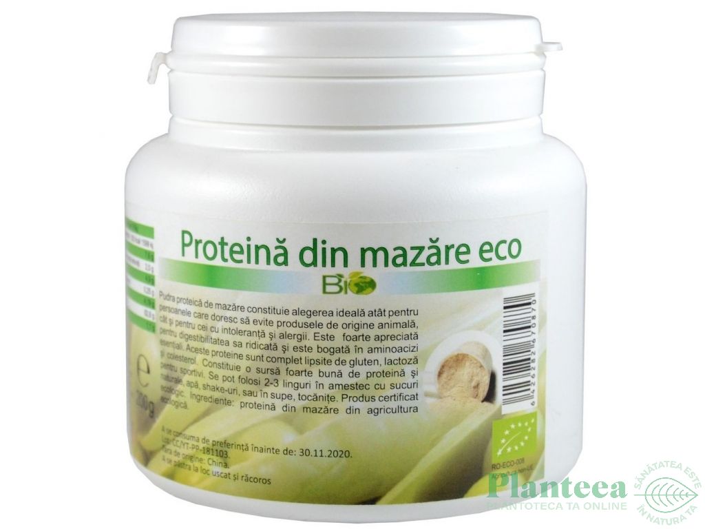 Pulbere proteica mazare eco 200g - DECO ITALIA