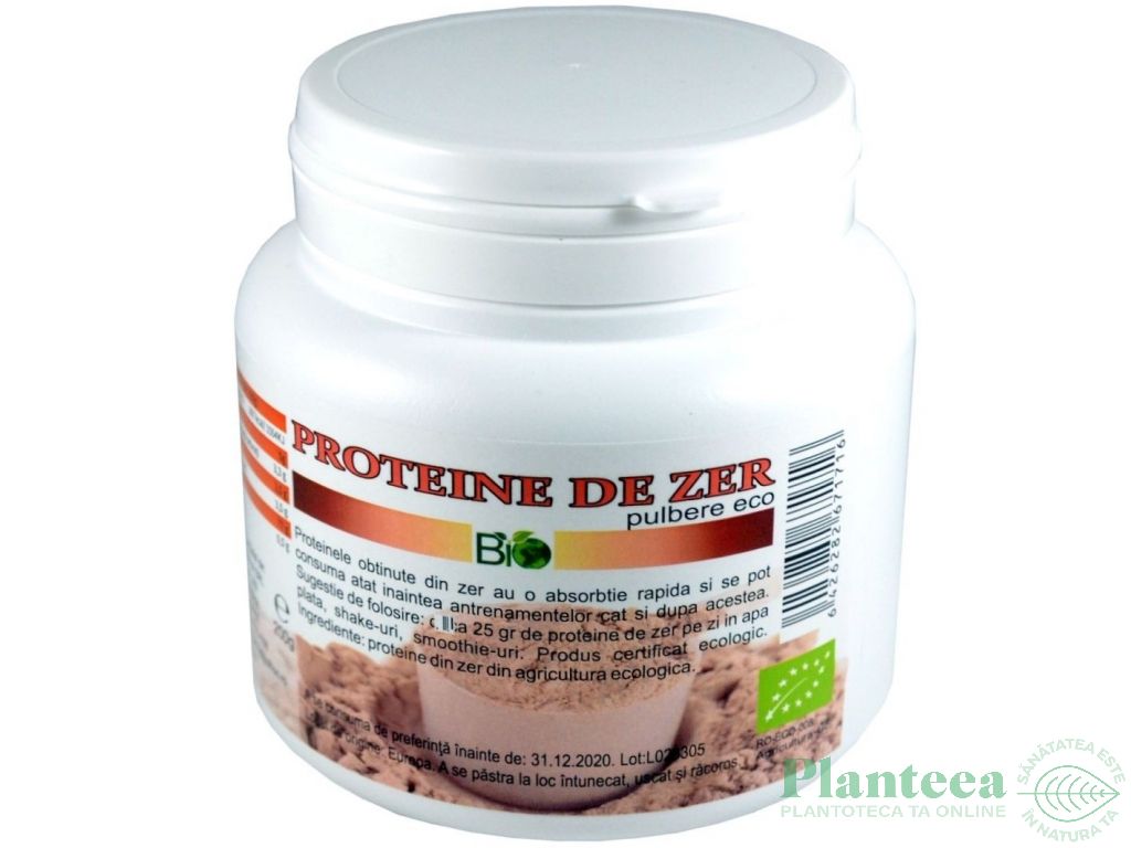 Pulbere proteica zer concentrat eco 200g - DECO ITALIA