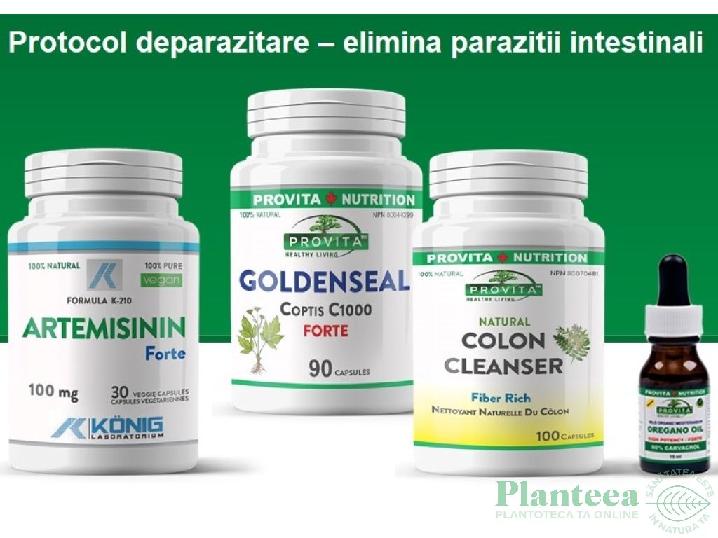 Protocol Deparazitare [elimina parazitii intestinali] 5b - PROVITA