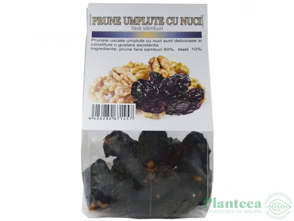 Prune uscate umplute cu nuca 150g - DECO ITALIA